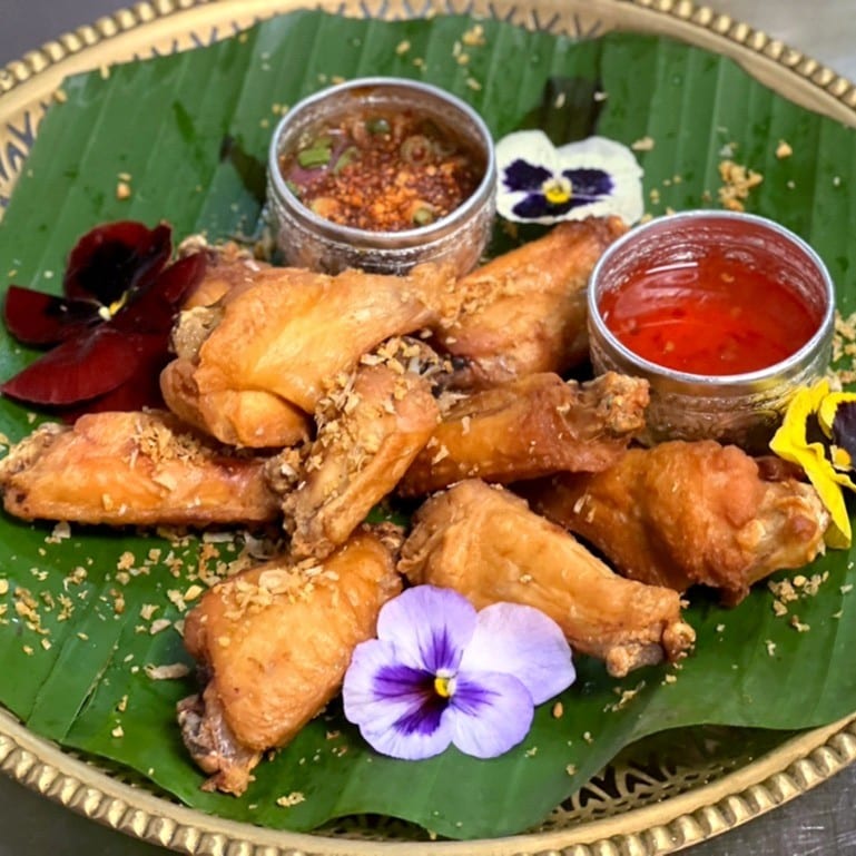 Garlic Chicken Wings.